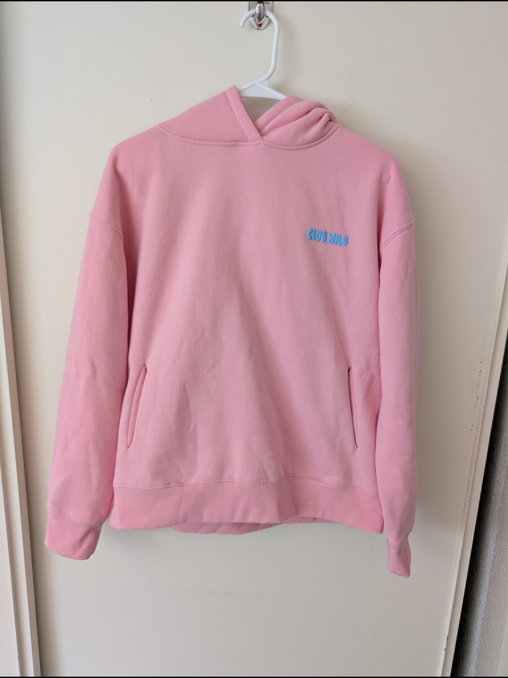 Wilo The Label Womens Small Pink Hoodie Athleisure Coquette Feminine Workout